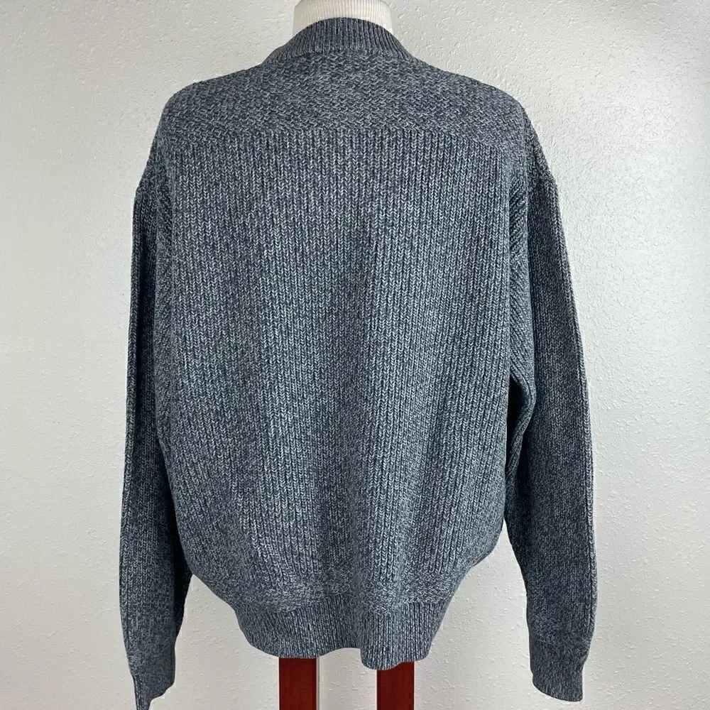 Cabelas Quarter Button Down Sweater Size XL EUC